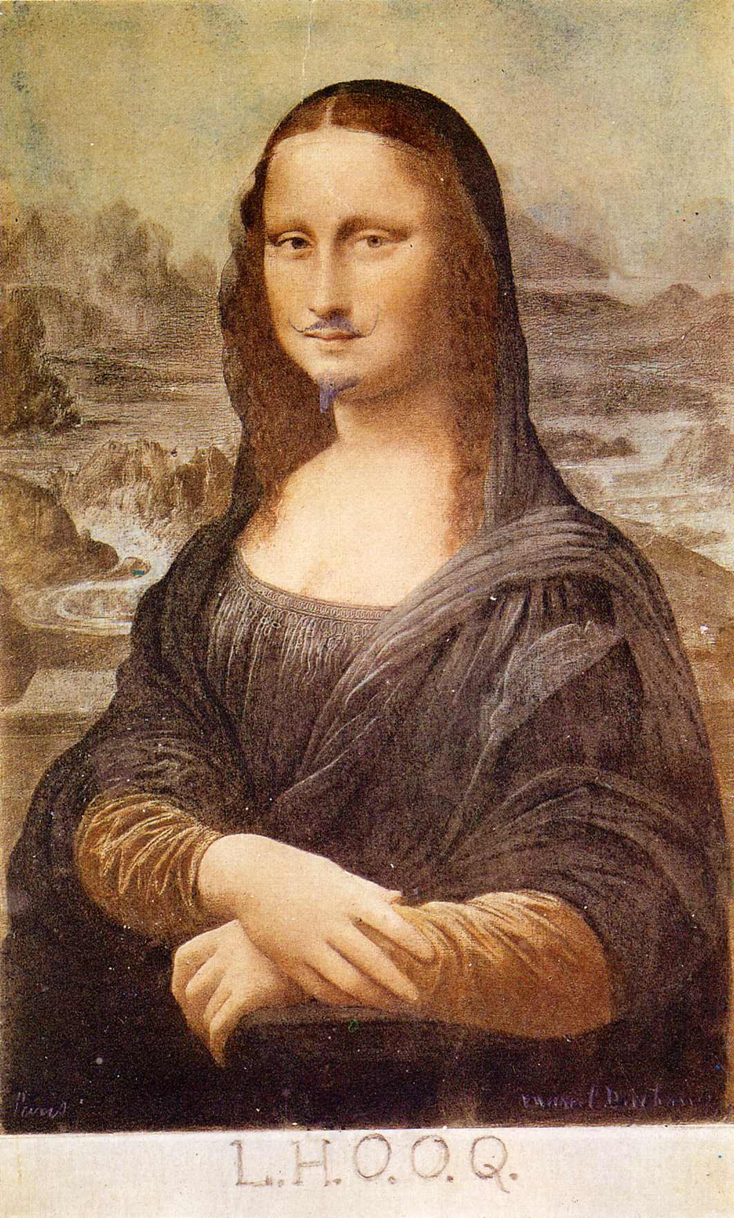 Марсель Дюшан «Мона Лиза с усами» 1919