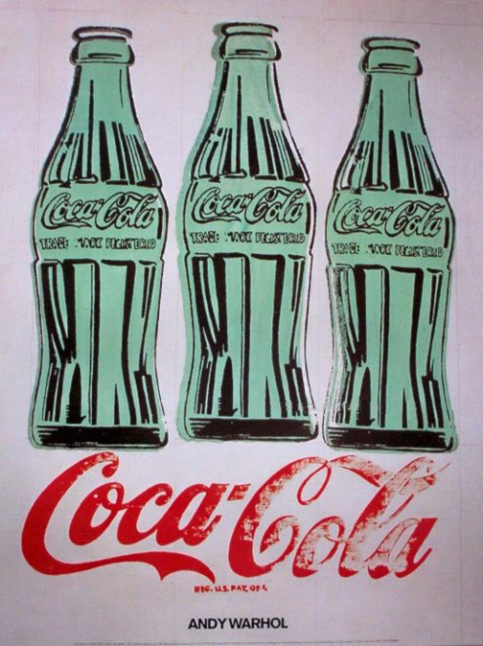 Энди Уорхол «Зелёные бутылки кока-колы» 1962