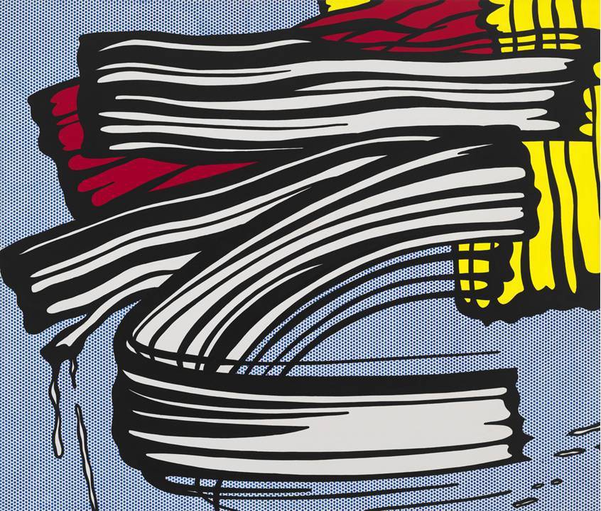 Маленькая большая картина Рой Лихтенштейн · 1965 В стиле абстракционизм