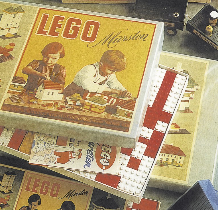 Упаковка LEGO Mursten, 1953.