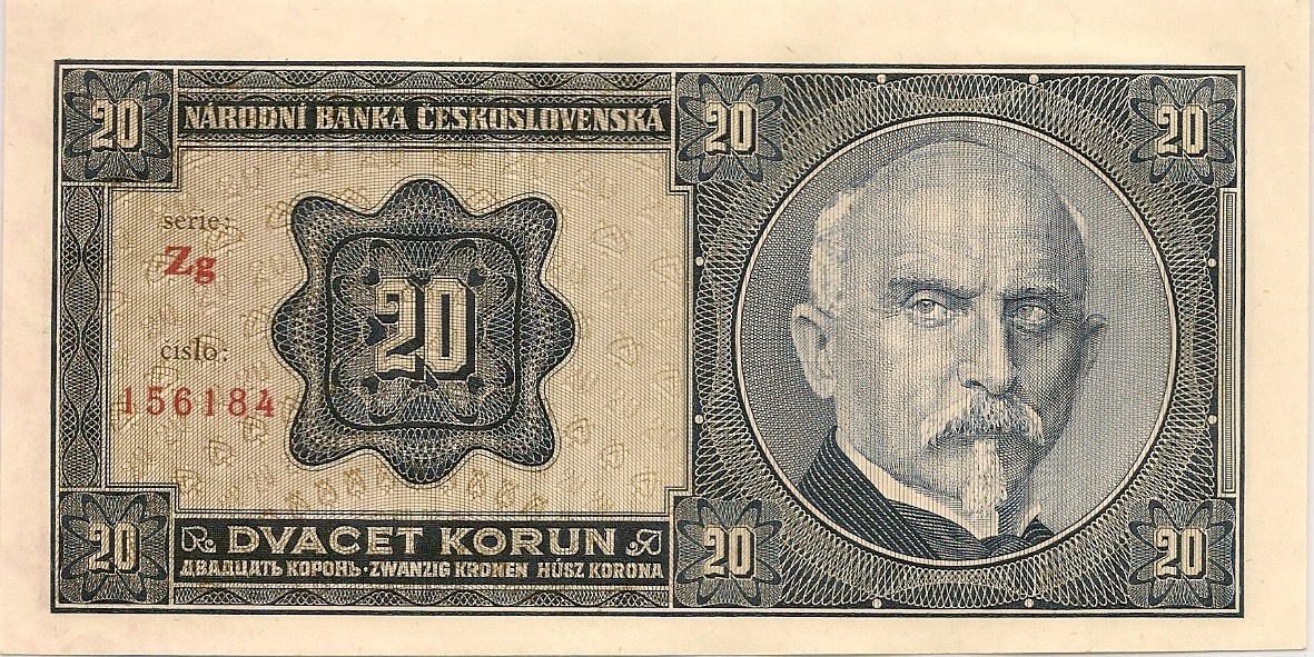 Дизайн банкноты в 20 крон