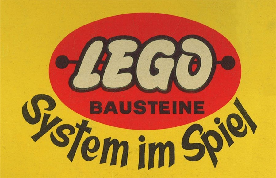 Немецкий логотип LEGO, 1956 год.