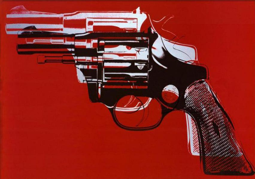 Энди Уорхол «Пистолет», 1981-1982