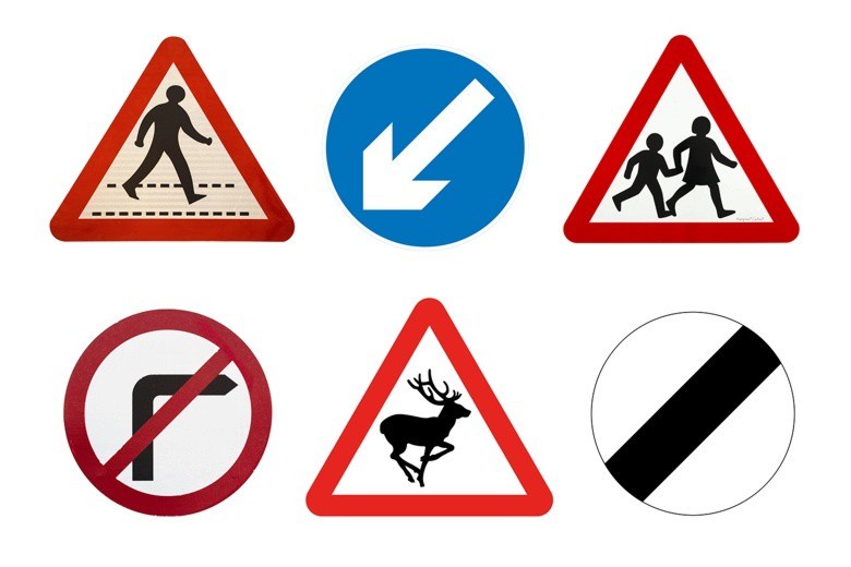 Дорожные знаки от дизайнера Маргарет Калверт