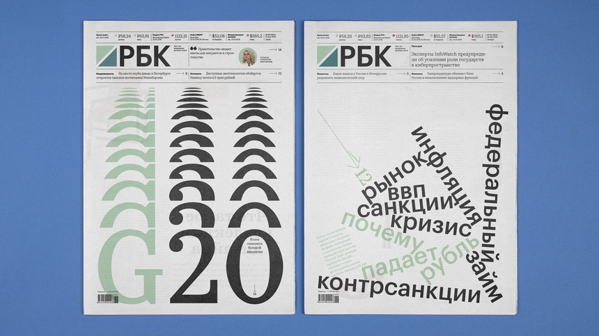 Редизайн газеты РБК / Все о дизайне / Pollskill